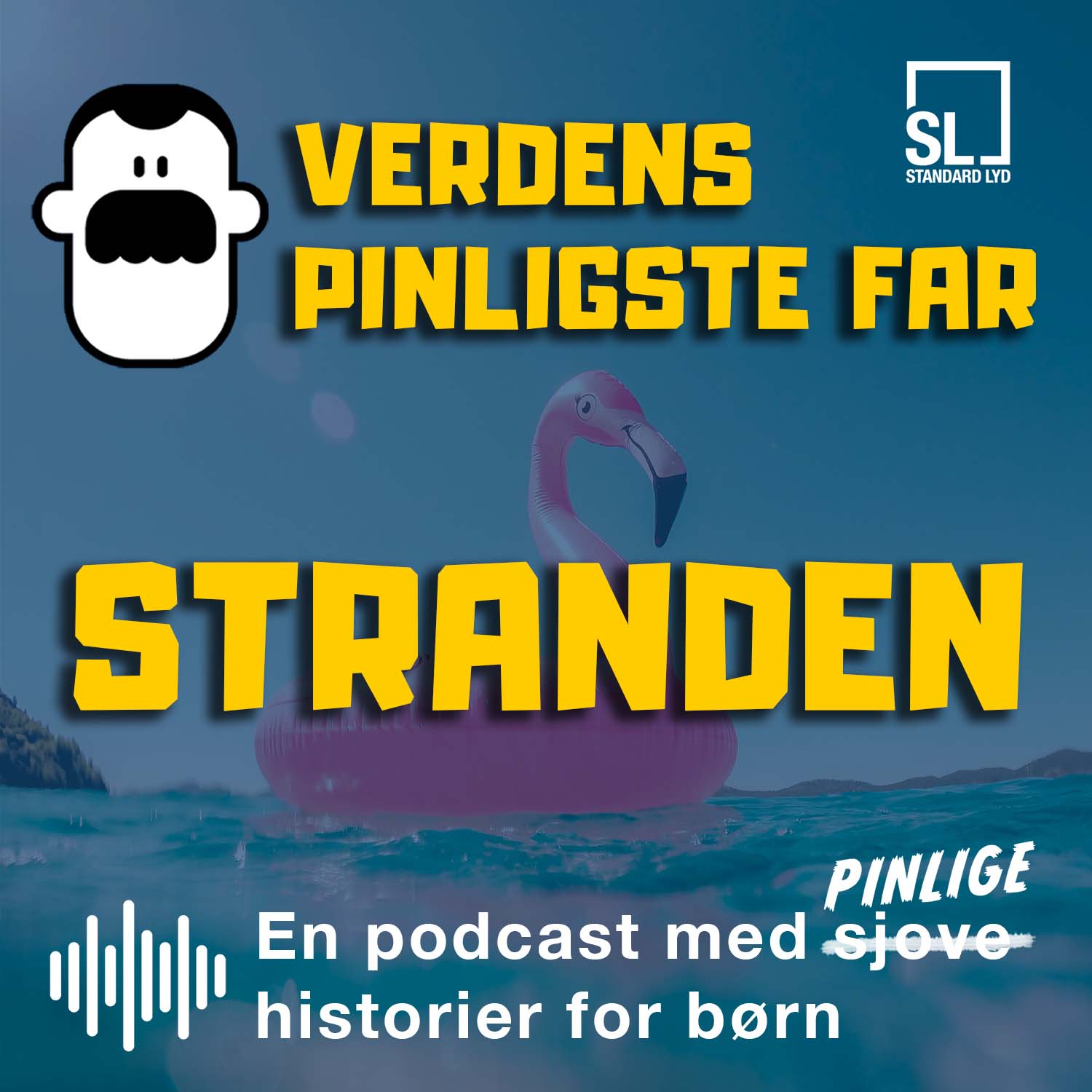 Verdens Pinligste Far på stranden