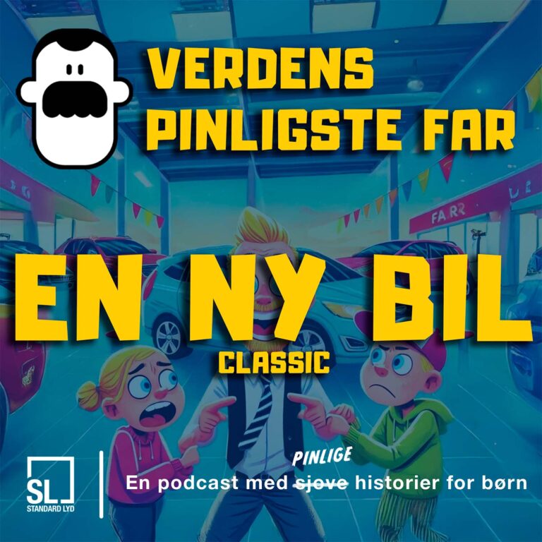 Verdens Pinligste Far kigger på en ny bil