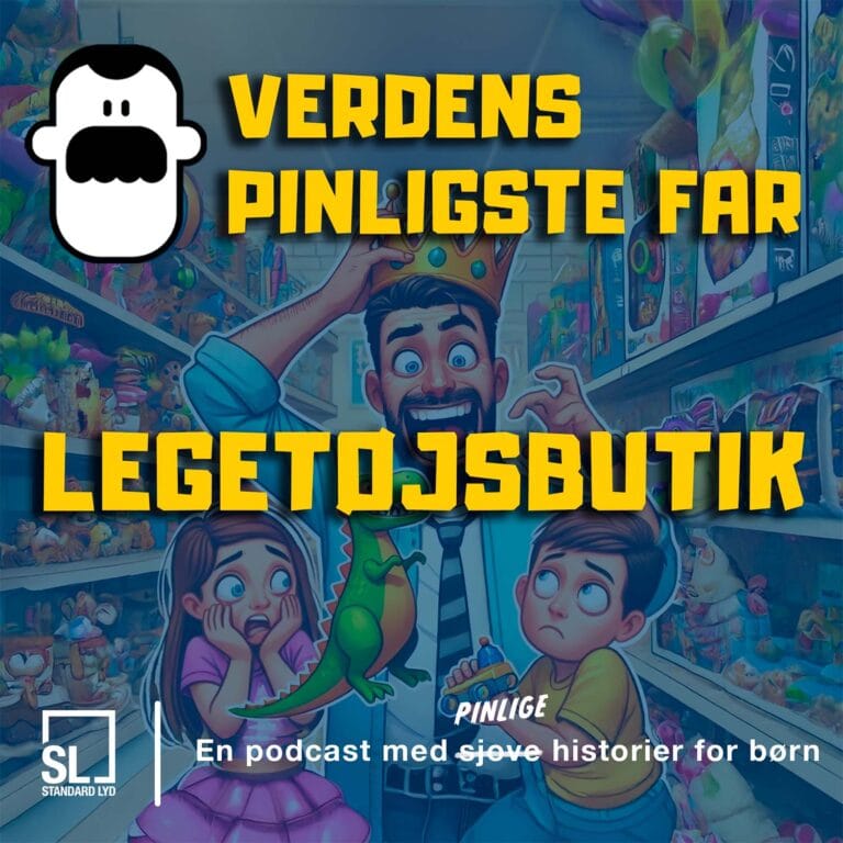 Verdens Pinligste Far i en legetøjsbutik