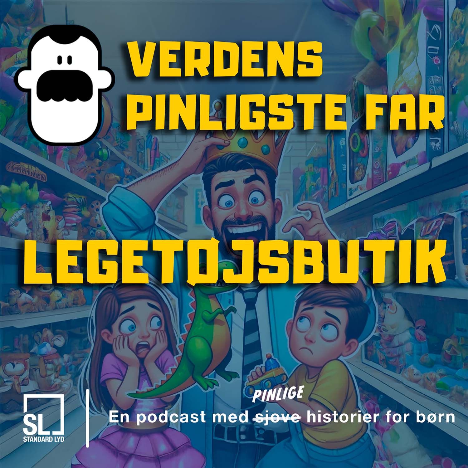 Verdens Pinligste Far i en legetøjsbutik